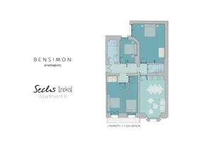 130 sqm & 5-room apartment, 2 bathrooms & balcony - Image 5