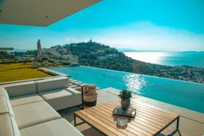 Bodrum Sky Villa Infinity Pool & Island Sunset - Image 3