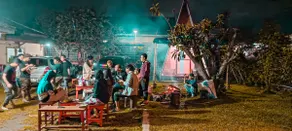 a house with a tea garden atmosphere - Image 3
