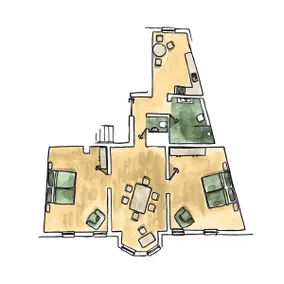 Centrally located designer apartment with sauna - Image 5