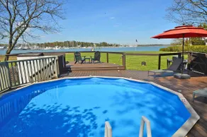 Waterfront w/private pier, pool, Hot Tub, kayaks and in town. - Image 5