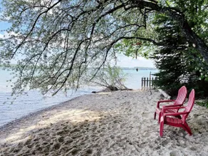Private Beach · Lake Michigan Cabin · Sleeps 12 - Image 5