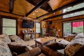 Lake George Hot Tub Firepit Gameroom Treehouse - Image 2