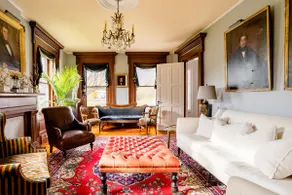 The Beekman Mansion.  A recently restored 1840s Greek Revival in the Catskills.. - Image 3