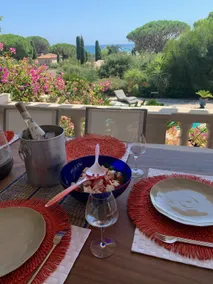 300 m from the Beach Beautiful, French Villa with heated Pool and Sea View - Image 5