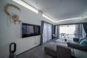 Private villa with a 9m heated pool with lights and terrace [Limited to one group per day] - Image 4