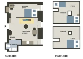 Serdika Maisonnette ☯ | 2 Floors | 3BR-Ktcn-Office - Image 4