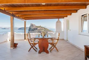 Attic with terrace in front of the Aragonese castle - Image 3