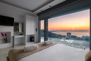 Rhodes Skyline Suite - 3 Bedroom with 2 Jacuzzi (outDoor + InDoor) and Sea view - Image 5