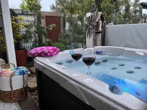 3 bedroom, 2 bath, pool, new hot tub, outdoor kitchen, bar and lounge, fire pit - Image 5