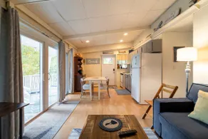 Private beach; firepit, outdoor shower, AC, two kitchens, laundry, covered patio - Image 3