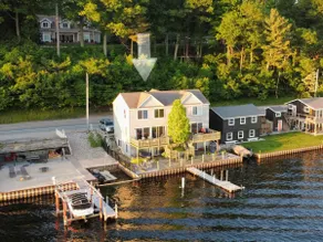 Waterfront Pentwater Lake -Can't get much closer! - Image 2