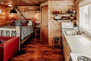 Sunset Log Cabin on the beach-Hot tub-full kitchen - Image 3