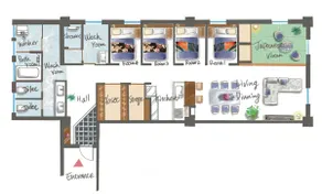 Condominium Haru Naha Kenchomae, Family Apartment 1 - Image 2