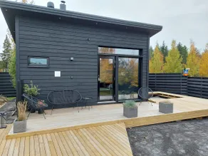 Backyard wooden sauna with all condiments - Image 3