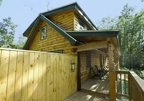 Custom Log Cabin on Wild Ammonoosuc River - Image 2