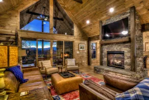 Mountain Views | Game Room | Luxe Blue Ridge Cabin - Image 2