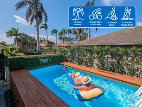 Pool Bikes & Beach | Paddle Board Included - Image 2
