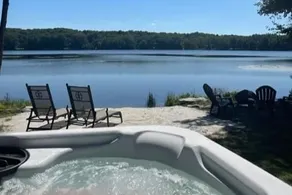 Lakefront Pocono Retreat| Fireplace & Views - Image 2