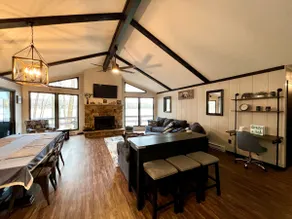 Lakefront Pocono Retreat| Fireplace & Views - Image 4