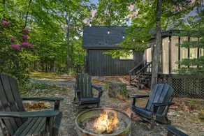 MID-CENTURY MODERN A-FRAME - HOT TUB/FIREPIT IN WOODS - Image 2