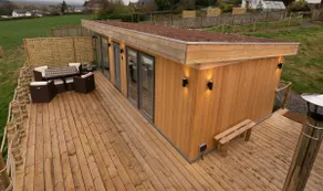 Stunning one bedroom cabin with hot tub gartmore - Image 2