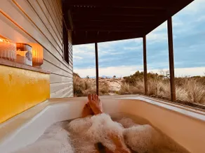 Mid-century beach front house, on five private acres, dogs welcome - Image 2