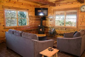 Romantic one bedroom cabin with indoor fireplace - Image 4