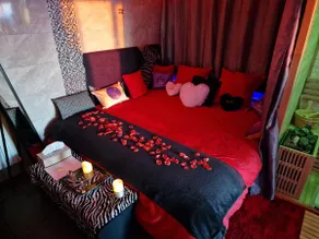 Spa de la Lune - Private love room suite with terrace and view - Air Conditioned- Double jacuzzi - Sauna - King size bed - Free WIFI - Free parking - Free breakfast - Close to CDG airport and to the North of Paris - Image 5