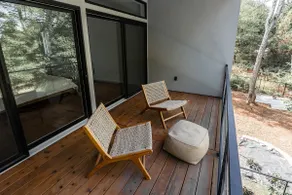 Luxe Wooded Modern Getaway with Saltwater Pool - Image 3