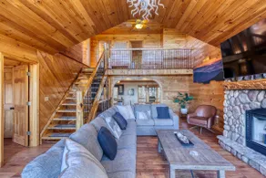 Gorgeous 6BR Cabin w/Spa, Firepit, Arcade& Mountain View - Image 4