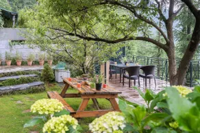 StayVista | 3BR Wooden Chalet w/Mystic View & Pets - Image 4