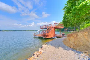 Private beach & 2-level dock: Sunsets on Bass Cove - Image 4