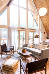 Designer A-Frame in the Trees - Lake Access! - Image 3