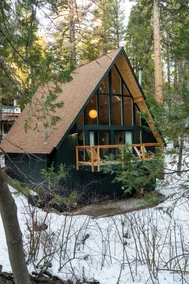 Designer A-Frame in the Trees - Lake Access! - Image 4