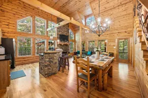Cozy Cabin Near Helen + Hot Tub + Fire Pit + Game Room + More - Image 3