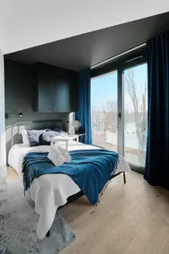 Modern studio with a pool and a hot tub - Image 2