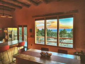 Quiet mountain retreat in a solar adobe home - Image 3