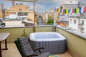 Free parking+jacuzzi+huge terrace+2BD+A/C - Image 2