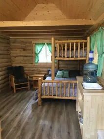Cozy Log Cabin Green - Image 3