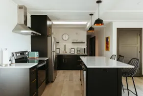 Mid Century Modern Lake House with Private Beach - Image 4