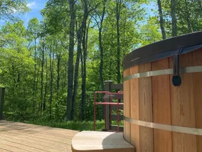 Upstate NY Private Forest Retreat w Cedar Hot Tub - Image 5