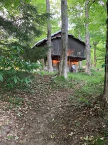 Secluded Cozy Cedar Wood Cabin in 20 acres of native woods, on the Paw Paw river - Image 3