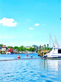 Waterfront. Historic House on the river with dock. - Image 4