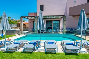 Villa Anthi, with salted water pool,jacuzzi, BBQ! - Image 5