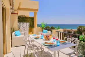 Honeymoon Corner Suite, sun-all-day terrace on the best beach of Marbella - Image 4
