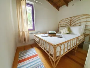 Kaz Mountains & Sea: Bohemian Design House with Purple Shutters - Image 3