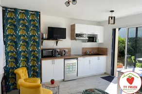 Charmant studio meublé avec terrasse et jardin à Plougastel, proche Brest - Image 4