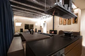 Contemporary Apartment with Fireplace & Terrace - Image 2
