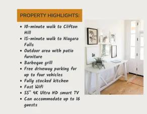 Walk to Clifton Hill & the Falls| 6 BR | Fits 16 - Image 2